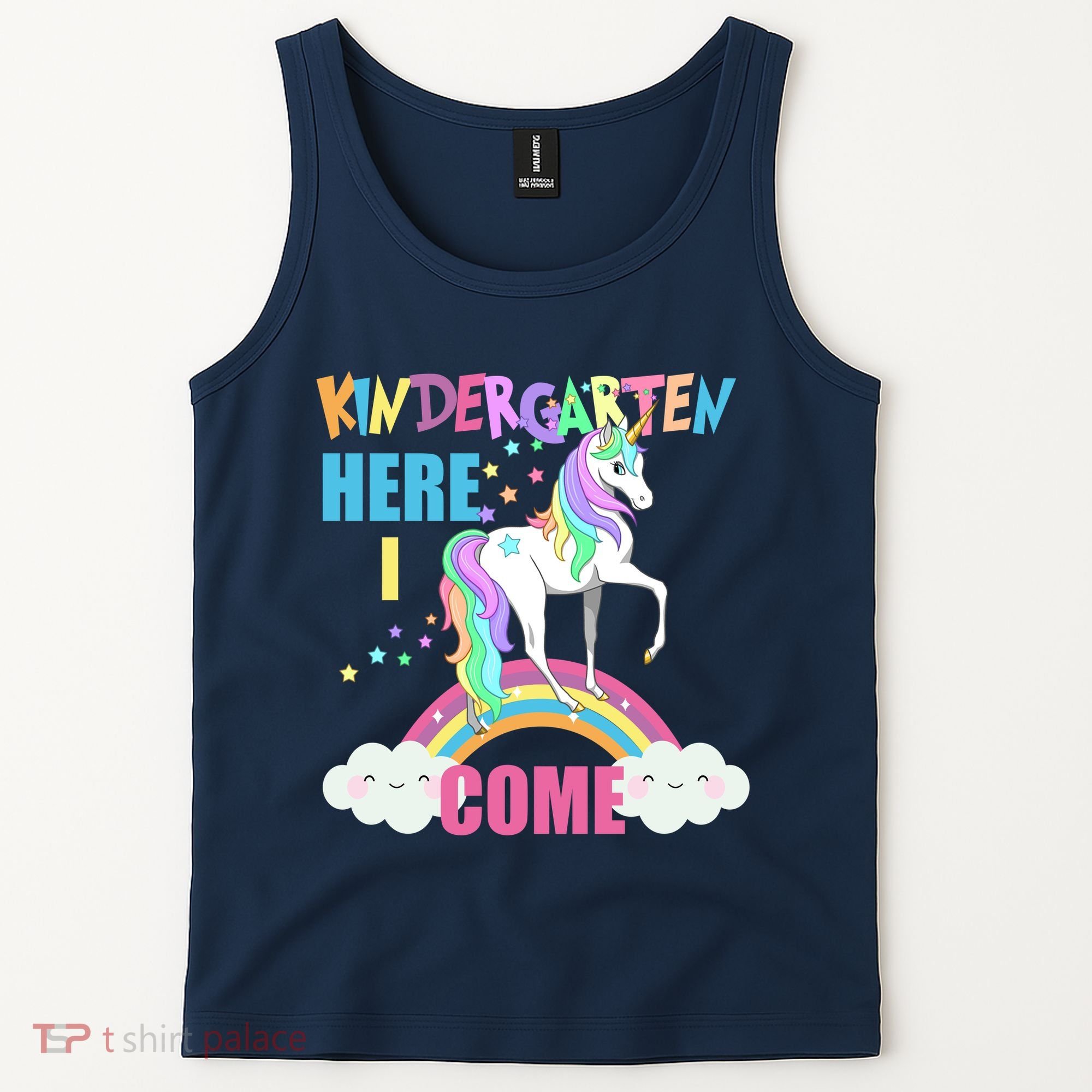 Kindergarten Here I Come Magical Unicorn Tank Top