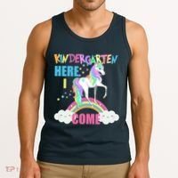 Kindergarten Here I Come Magical Unicorn Tank Top thumb 3