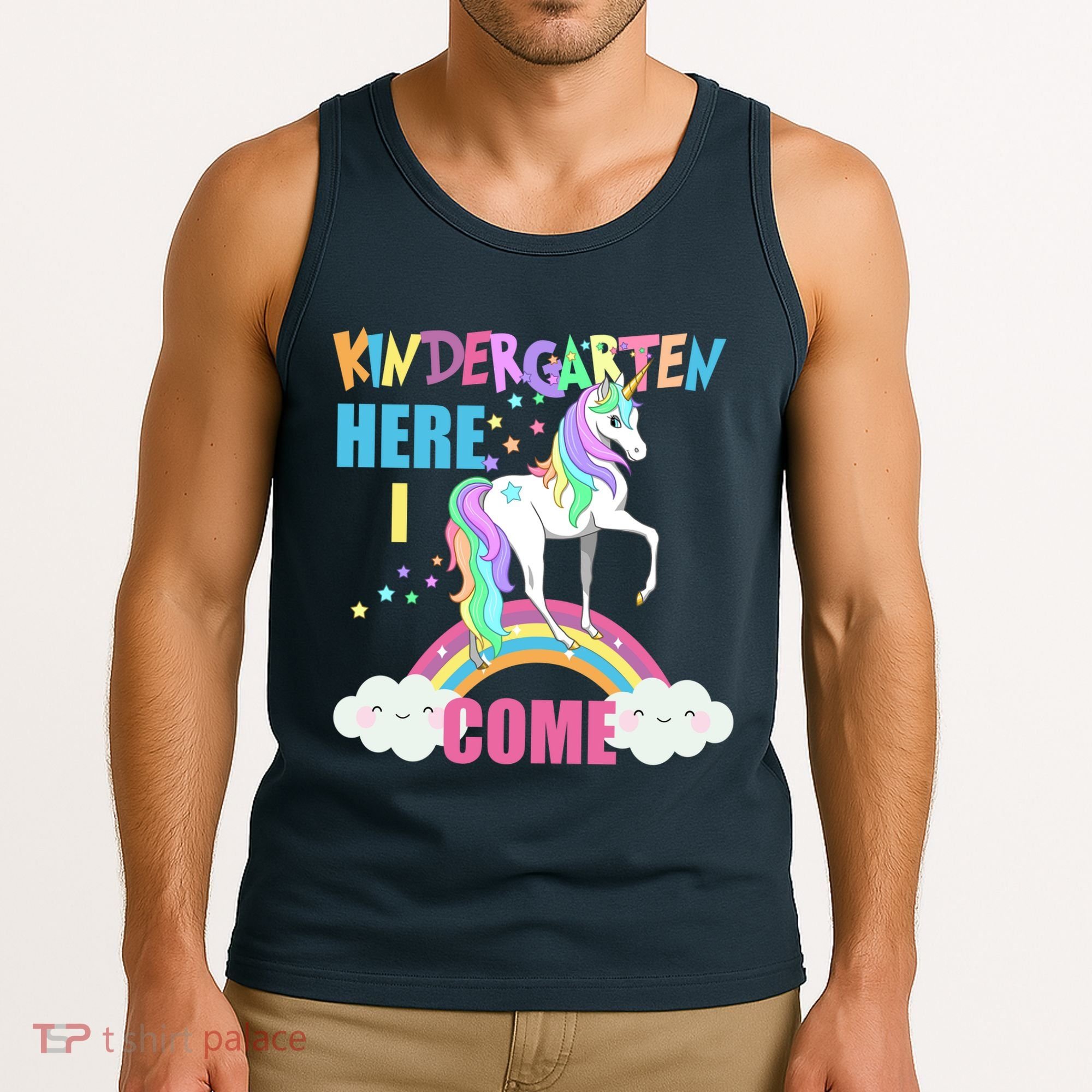 Kindergarten Here I Come Magical Unicorn Tank Top