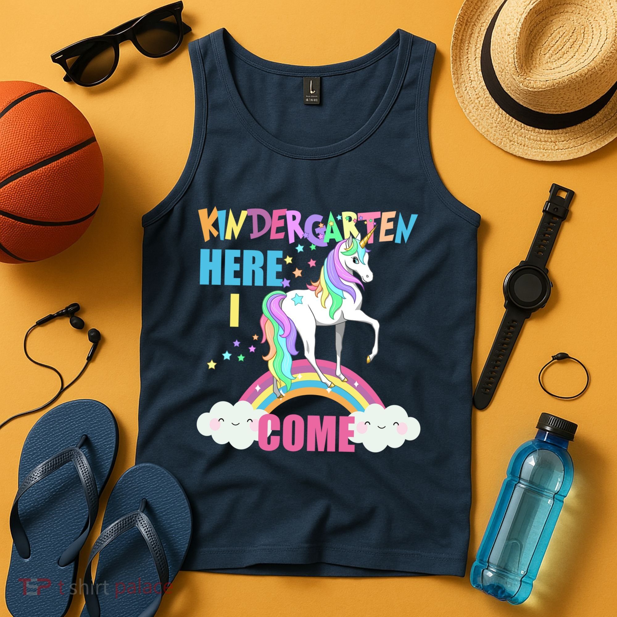 Kindergarten Here I Come Magical Unicorn Tank Top