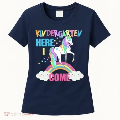 Kindergarten Here I Come Magical Unicorn Women's T-Shirt