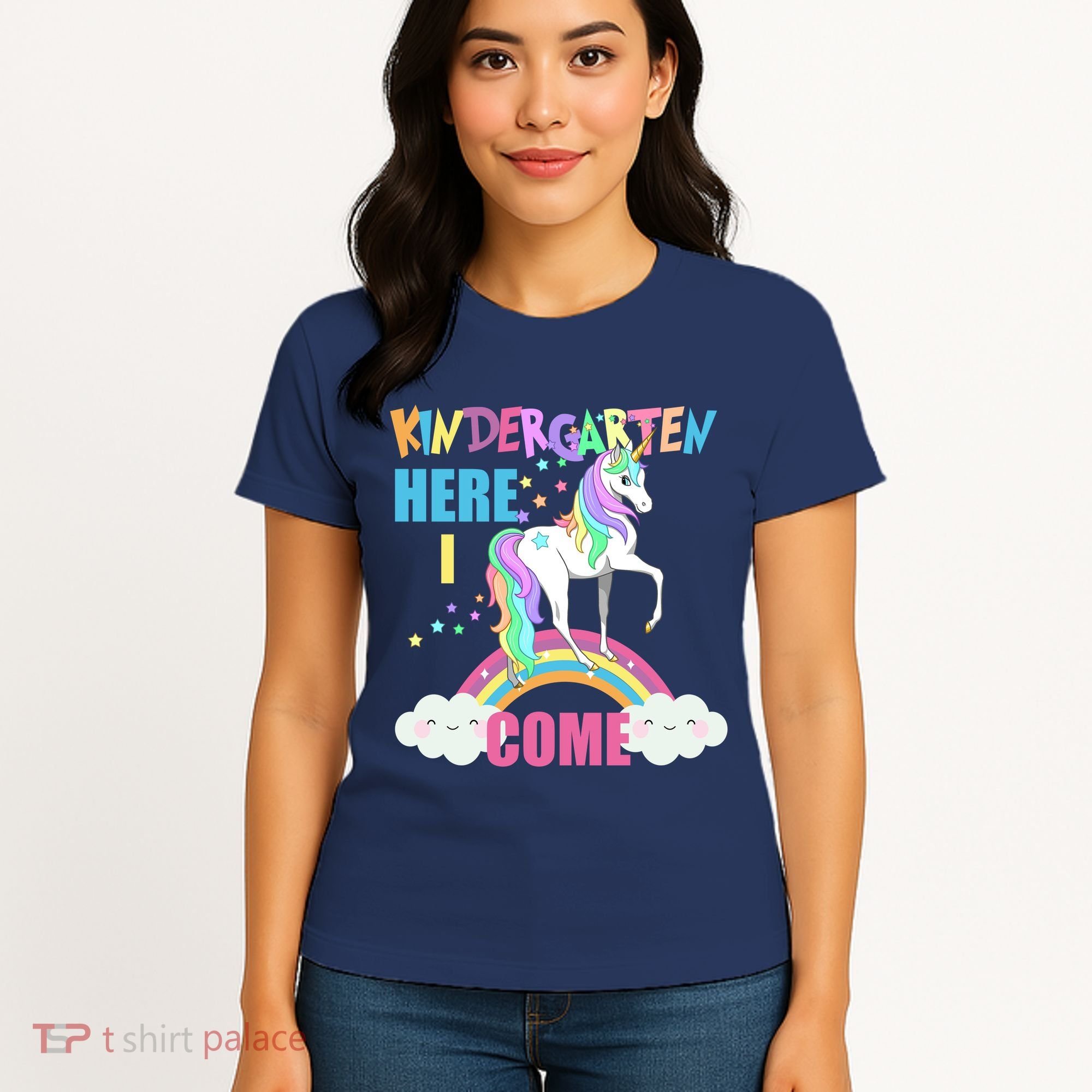 Kindergarten Here I Come Magical Unicorn Women's T-Shirt
