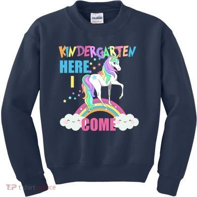 Kindergarten Here I Come Magical Unicorn Kids Sweatshirt