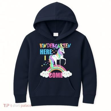 Kindergarten Here I Come Magical Unicorn Kids Hoodie