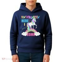 Kindergarten Here I Come Magical Unicorn Kids Hoodie thumb 4