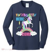 Kindergarten Here I Come Magical Unicorn Kids Long Sleeve Shirt thumb 0
