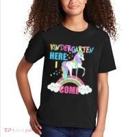Kindergarten Here I Come Magical Unicorn Kids T-Shirt thumb 2