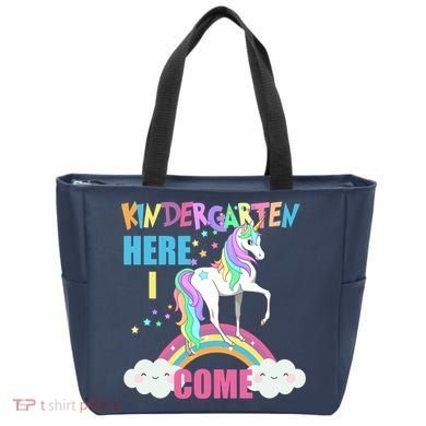 Kindergarten Here I Come Magical Unicorn Tote Bag