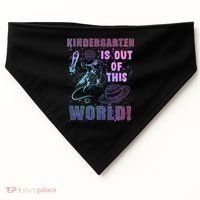 Kindergarten Is Out Of This World USA-Made Doggie Bandana thumb 0