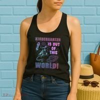 Kindergarten Is Out Of This World Women's Tank Top thumb 2