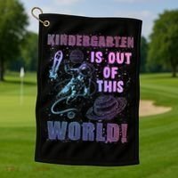 Kindergarten Is Out Of This World Golf Towel thumb 1