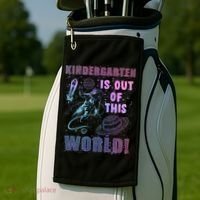Kindergarten Is Out Of This World Golf Towel thumb 2