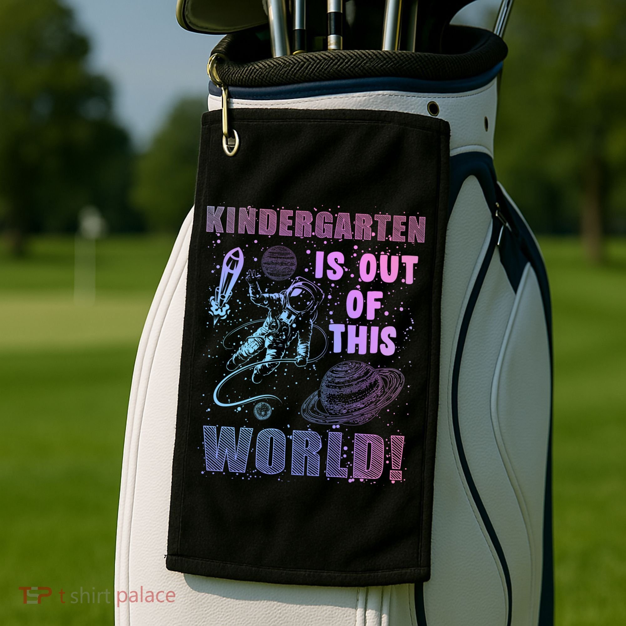 Kindergarten Is Out Of This World Golf Towel