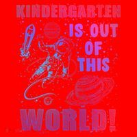 Kindergarten Is Out Of This World Santa Hat thumb 1