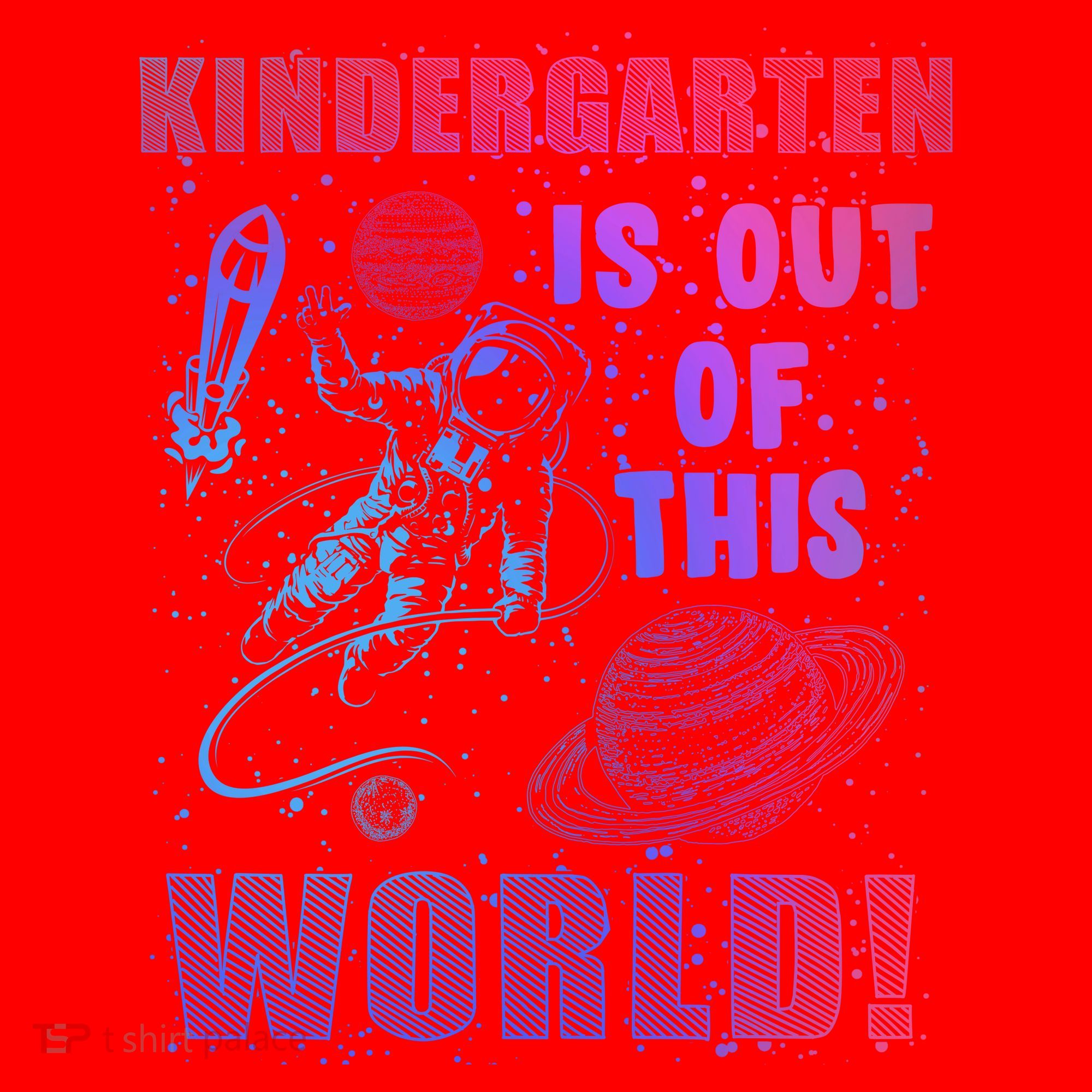 Kindergarten Is Out Of This World Santa Hat