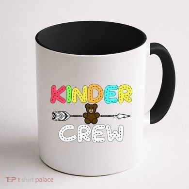 Kindergarten Kinder Crew Arrow Coffee Mug back