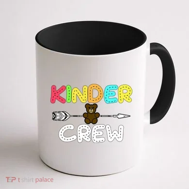 Kindergarten Kinder Crew Arrow Coffee Mug back