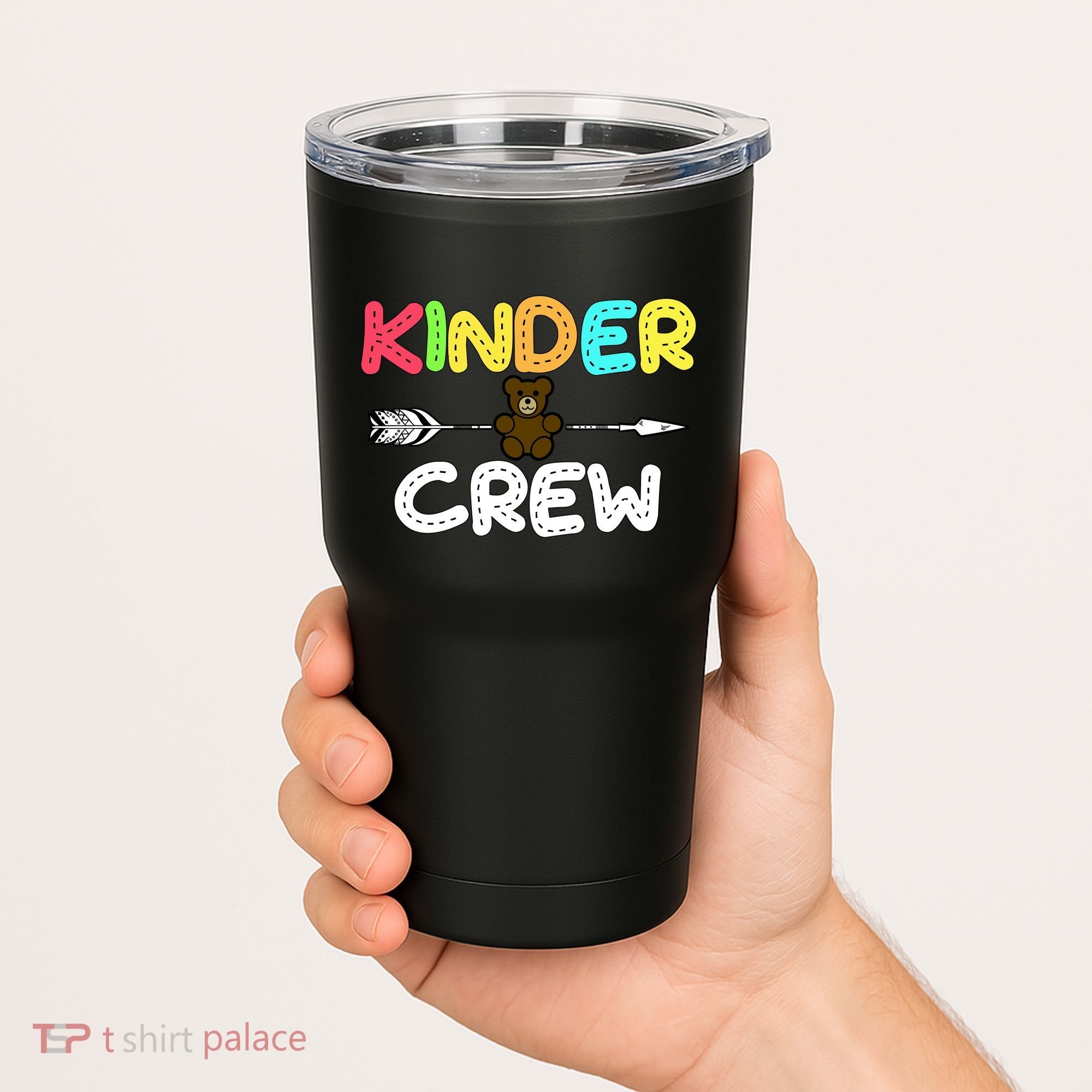 Kindergarten Kinder Crew Arrow Tumbler