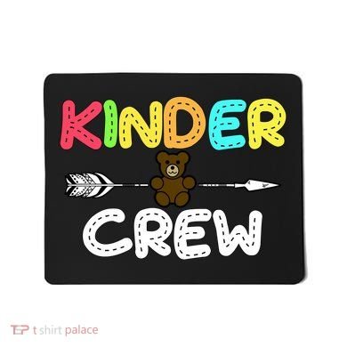 Kindergarten Kinder Crew Arrow Mousepad