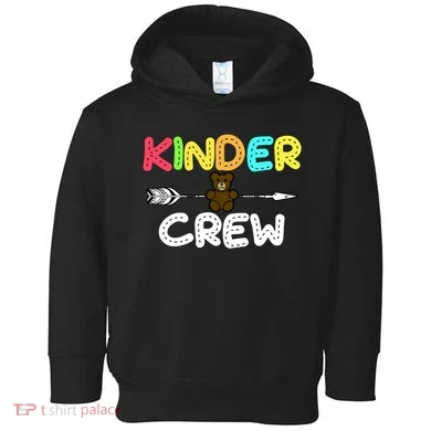 Kindergarten Kinder Crew Arrow Toddler Hoodie