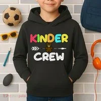Kindergarten Kinder Crew Arrow Kids Hoodie thumb 2