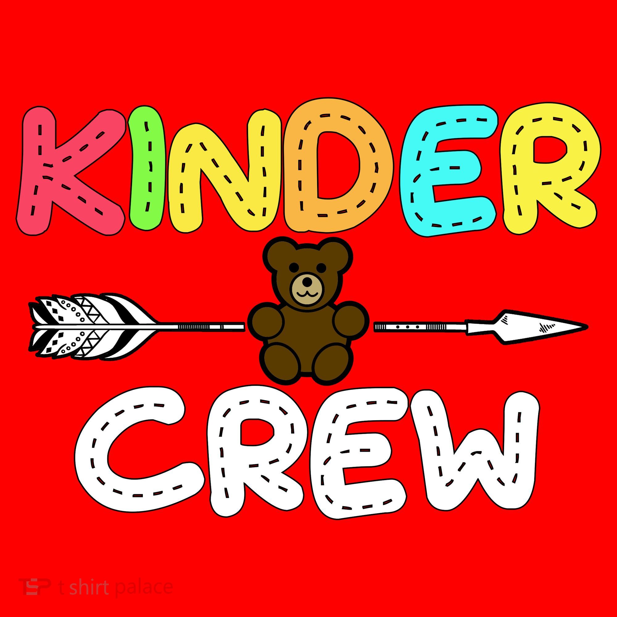 Kindergarten Kinder Crew Arrow Santa Hat