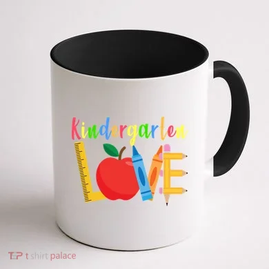 Kindergarten Love Coffee Mug back