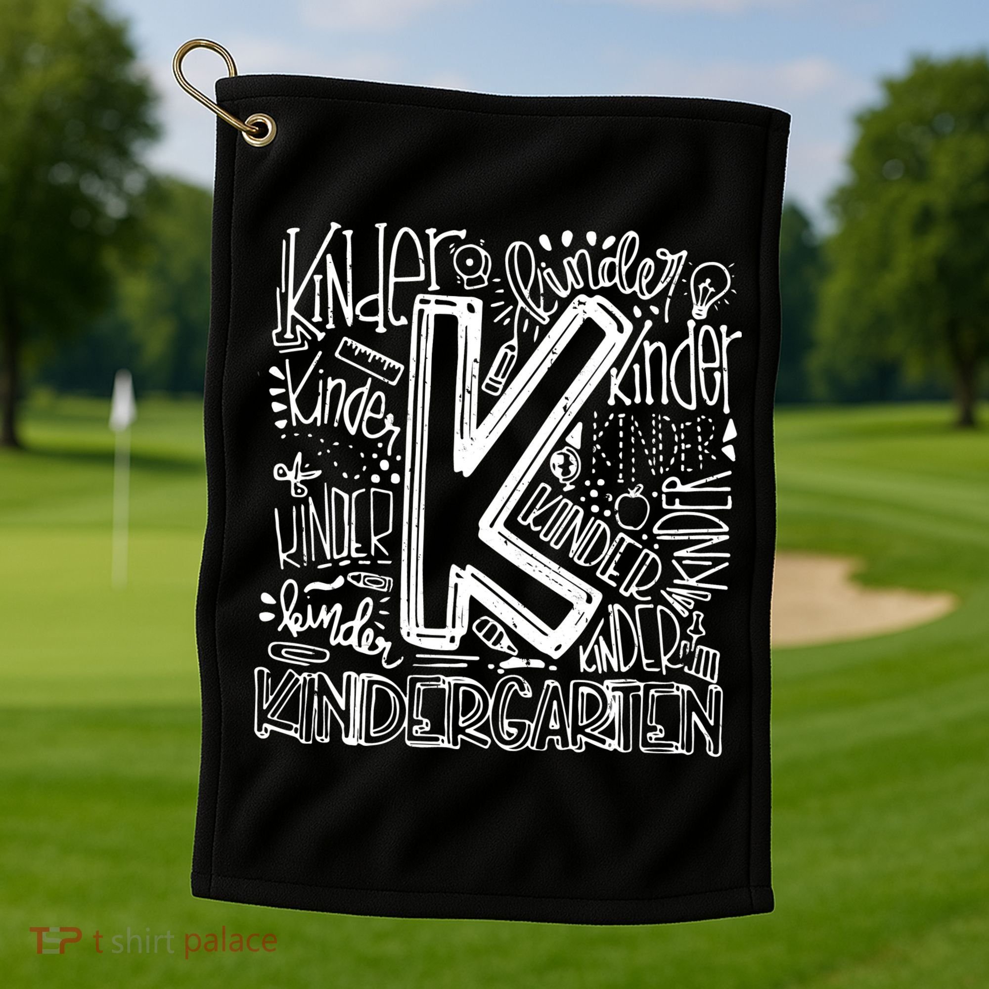 Kindergarten Mash-Up Golf Towel