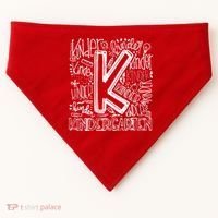 Kindergarten Mash-Up USA-Made Doggie Bandana thumb 0