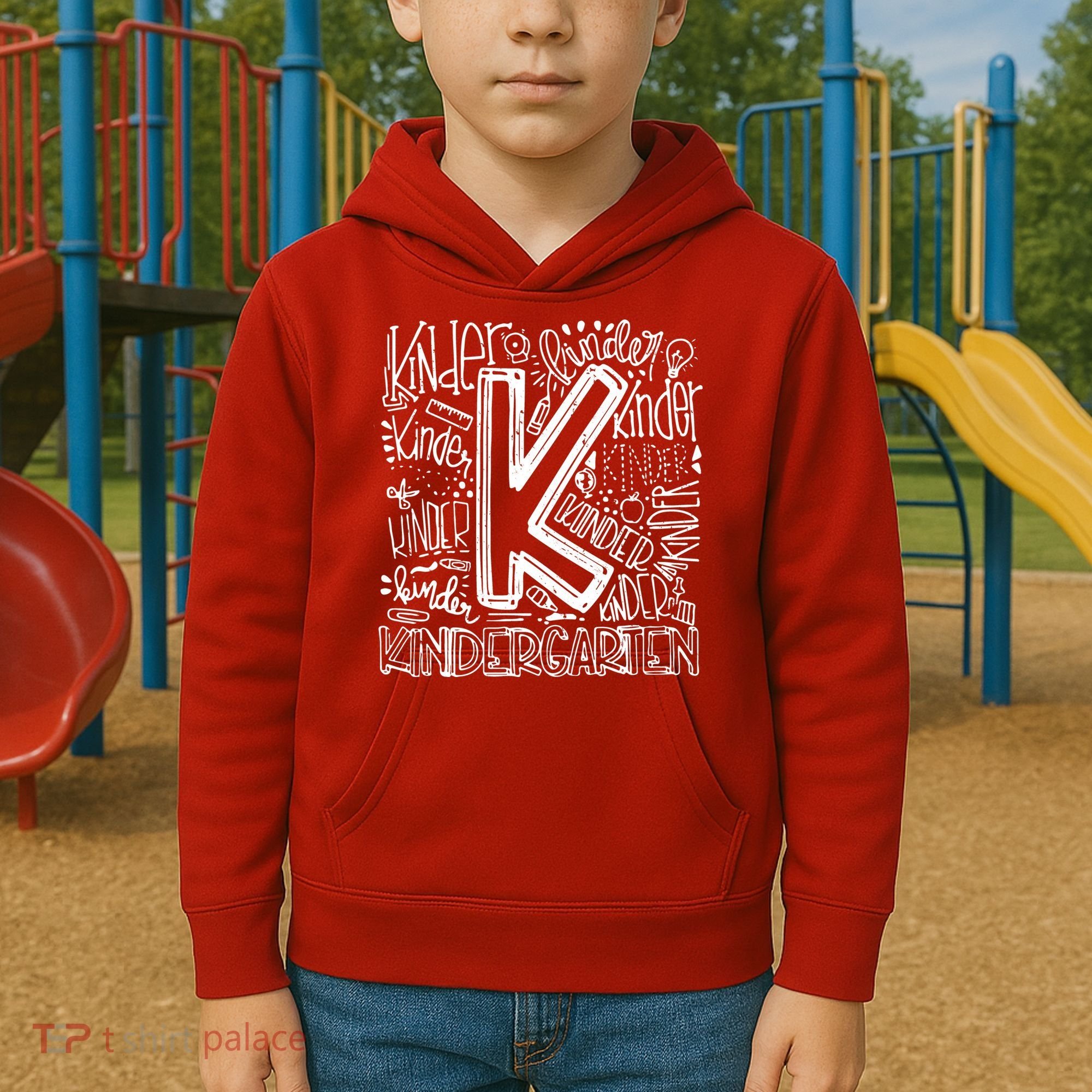 Kindergarten Mash-Up Kids Hoodie
