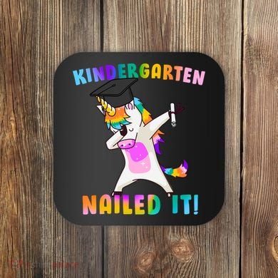 Kindergarten Nailed It Coaster