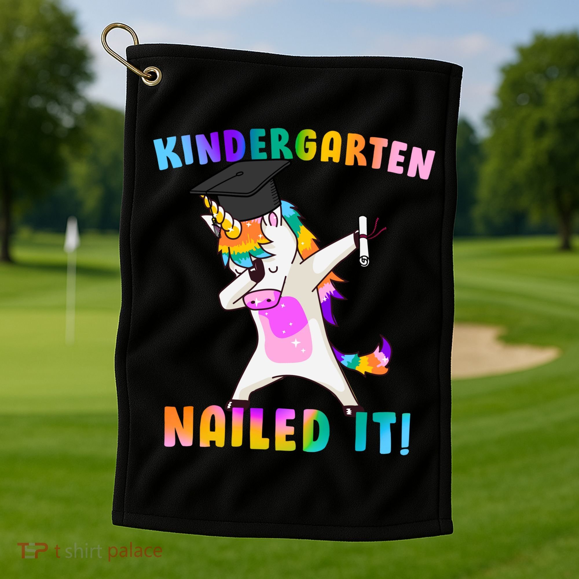 Kindergarten Nailed It Golf Towel