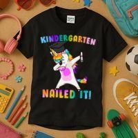 Kindergarten Nailed It Kids T-Shirt thumb 3