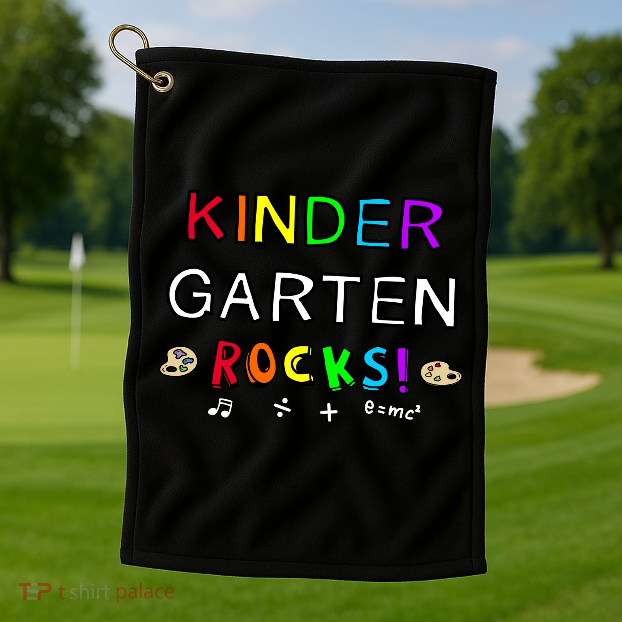 Kindergarten Rocks Golf Towel