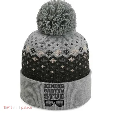Kindergarten Stud The Baniff Cuffed Pom Beanie