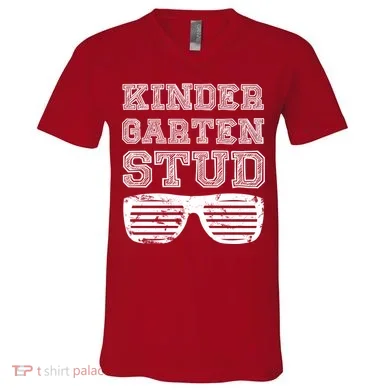 Kindergarten Stud V-Neck T-Shirt