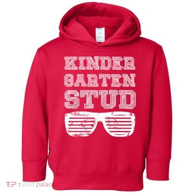 Kindergarten Stud Toddler Hoodie
