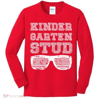 Kindergarten Stud Kids Long Sleeve Shirt
