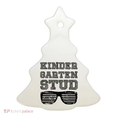 Kindergarten Stud Ceramic Ornament