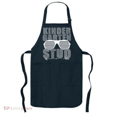 Kindergarten Stud Funny School Apron