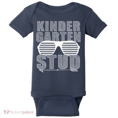 Kindergarten Stud Funny School Baby Bodysuit
