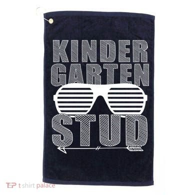 Kindergarten Stud Funny School Golf Towel