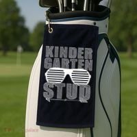 Kindergarten Stud Funny School Golf Towel thumb 2