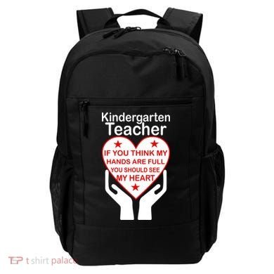 Kindergarten Teacher See My Heart Backpack