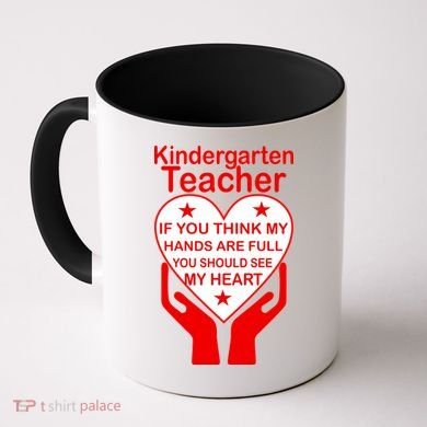 Kindergarten Teacher See My Heart Coffee Mug