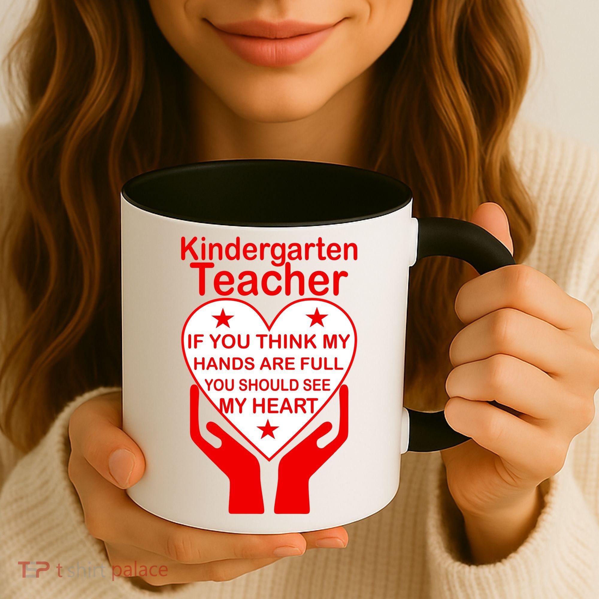 Kindergarten Teacher See My Heart Coffee Mug
