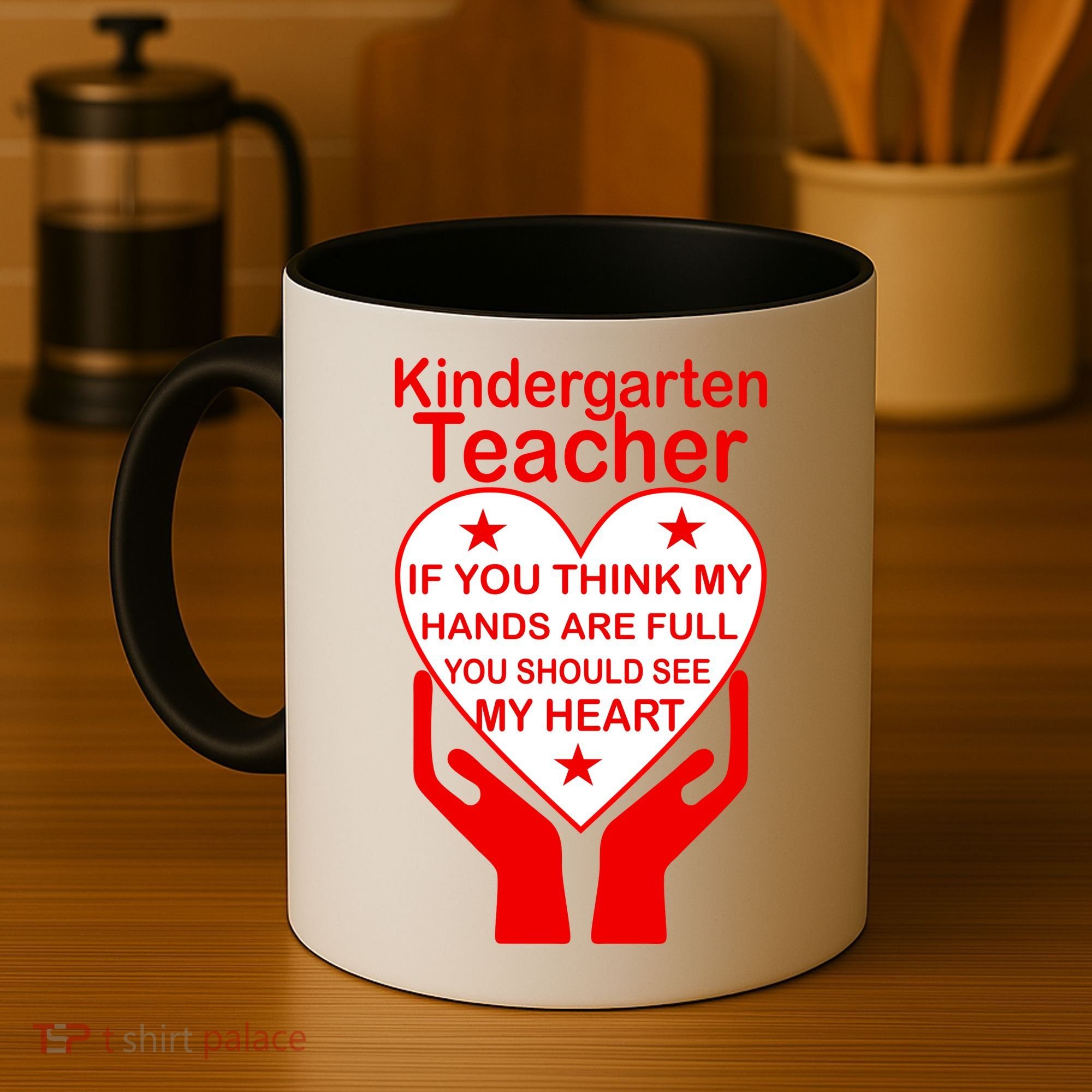 Kindergarten Teacher See My Heart Coffee Mug