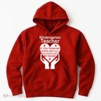 Kindergarten Teacher See My Heart Hoodie thumb 0