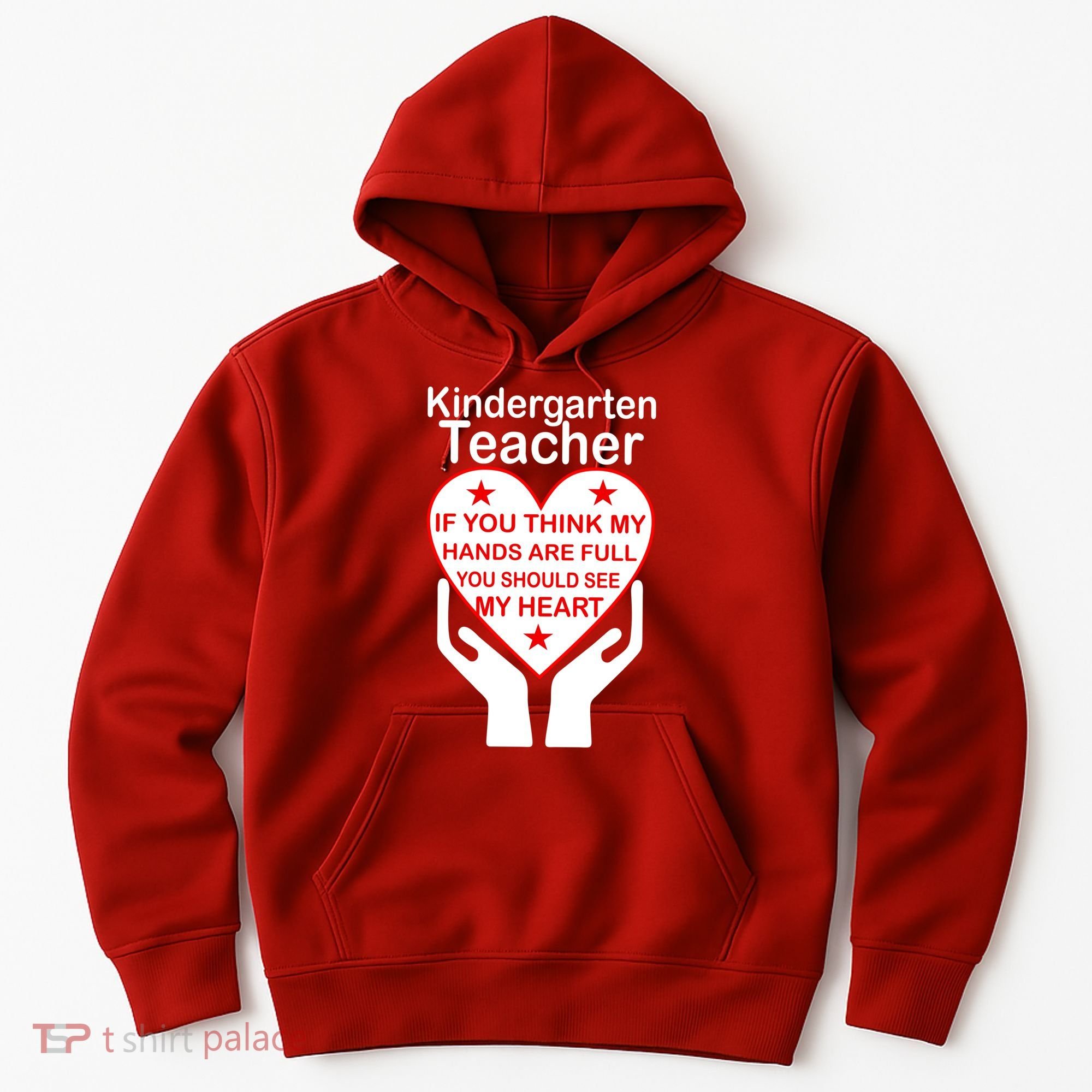 Kindergarten Teacher See My Heart Hoodie