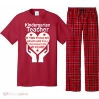 Kindergarten Teacher See My Heart Pajama Set thumb 0